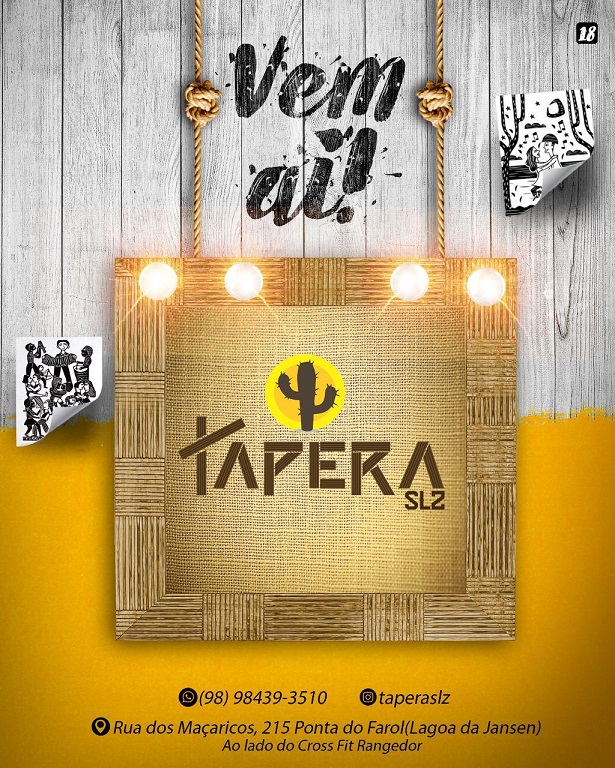 "Tapera" é o novo bar em São Luís; inaugura 24 de maio