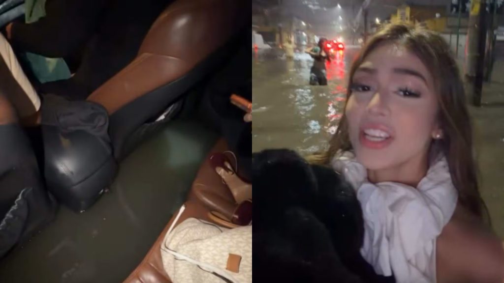 Após enchente, Melody abandona carro na Zona Norte do Rio