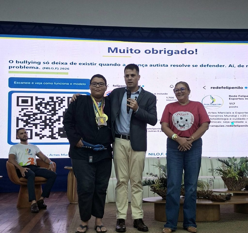 Felipe Nilo destaca o esporte como ferramenta terapêutica no Congresso de Autismo 2026