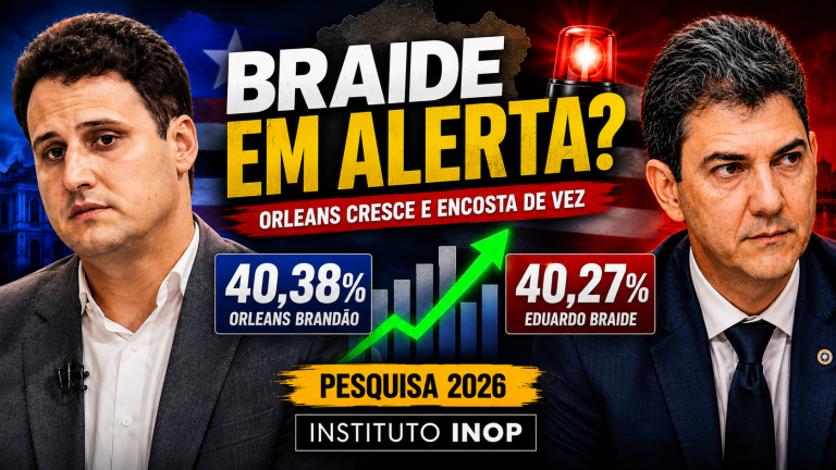 Udes Cast analisa pesquisa INOP: Orleans ultrapassou Braide?