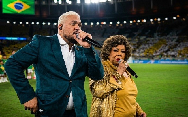 Alcione rebate comentários sobre apresentação do Hino Nacional com Belo