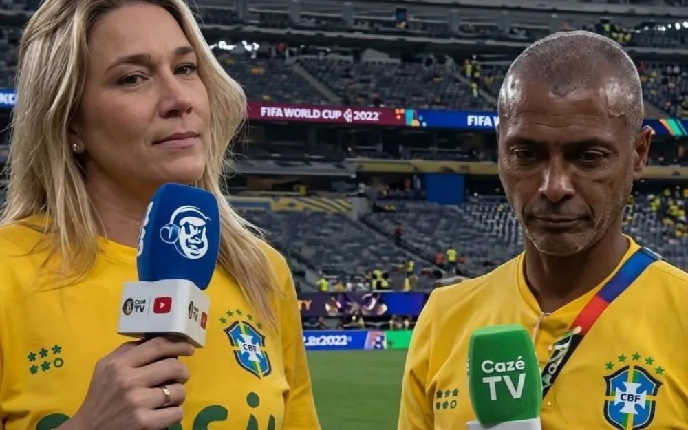 Romário não poupa críticas após fala de Fernanda Gentil na Copa
