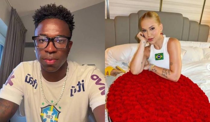 “Banana na mão de Virginia”: Márcia Sensitiva alfineta Vini Jr.