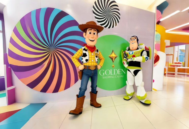 Toy Story invade o Golden Shopping Calhau com Pocket Show gratuito neste fim de semana