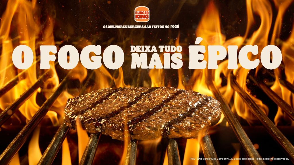Burger King® mostra que o fogo transforma tudo em algo ainda mais épico em nova campanha