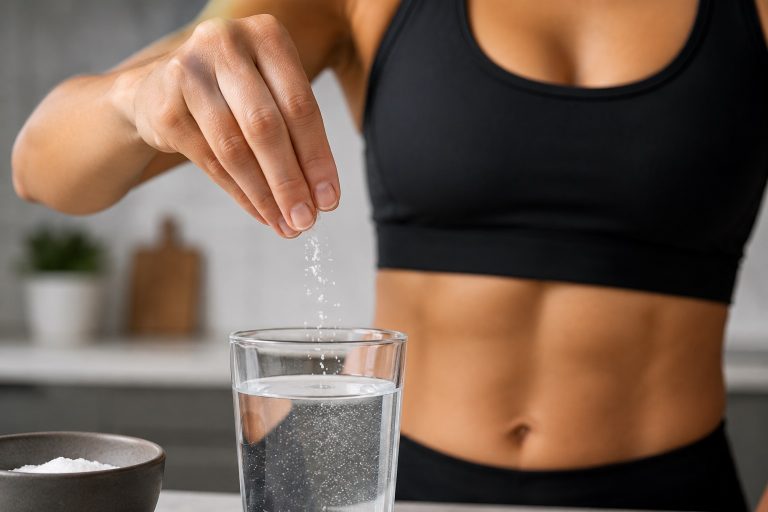 Sal antes do treino: o que a ciência diz sobre a nova moda entre praticantes de exercícios