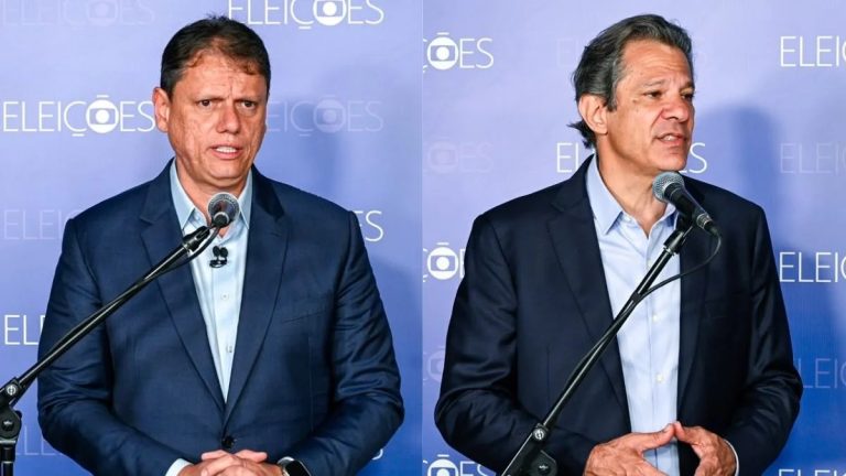 Tarcísio e Haddad ampliam disputa em SP com troca de ataques sobre PCC, saúde e governos Lula e Bolsonaro