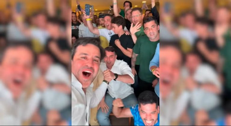 Pablo Marçal registra Flávio e aliados comemorando virada antes da derrota nas urnas