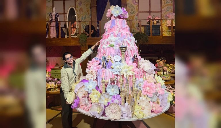 Bolo de R$ 250 mil da festa da filha de Virginia vira alvo de críticas: ‘Parece calcinhas no varal’