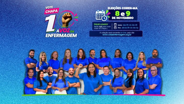 Voz da Enfermagem concorre às eleições do Coren-MA com proposta de fortalecimento da categoria